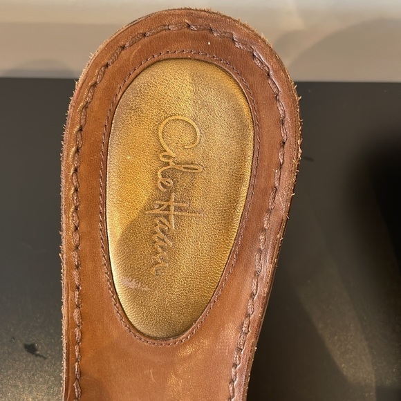 Cole Haan Brown leather mules slippers sandals size 7 - Picture 8 of 8